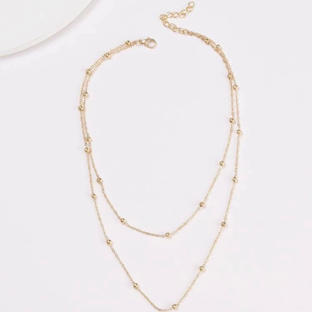 3/$30 💛 Layered Beaded Necklace - Picture 4 of 4